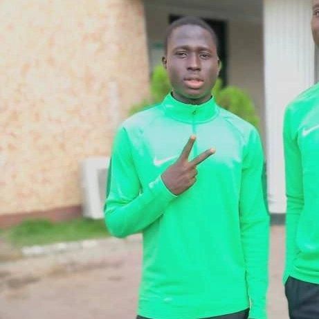 Golden Eaglets Emmanuel Michael thanks Moses Simon after scoring free kick against Ghana