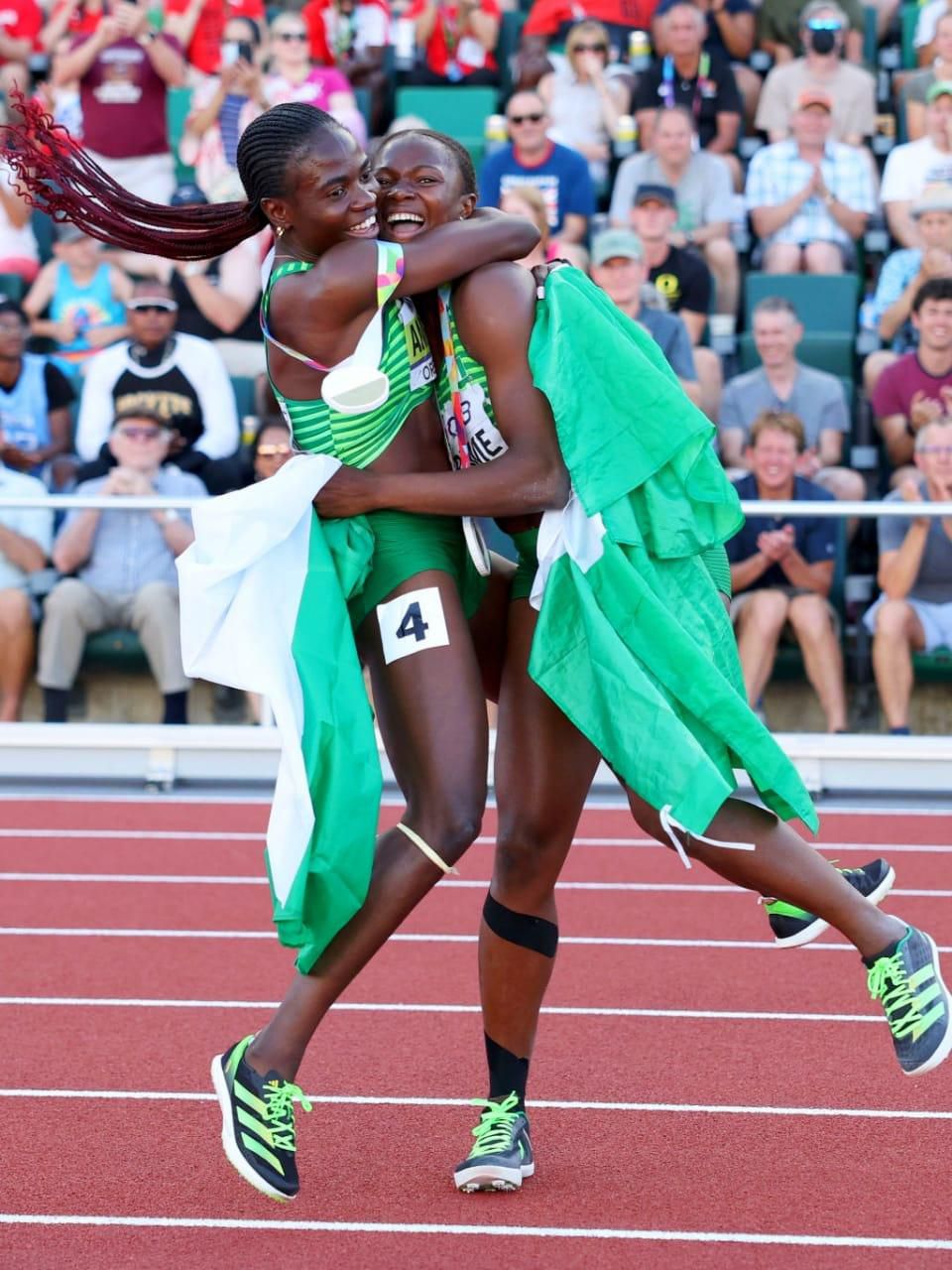 Reactions as Ese Brume wins Silver medal for Nigeria in long jump