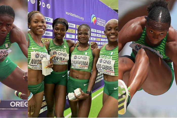 Tobi Amusan, Ese Brume, Ofili and 100m relay team make history at World Athletics Championship
