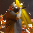 Rick Ross performing at his event in Lagos