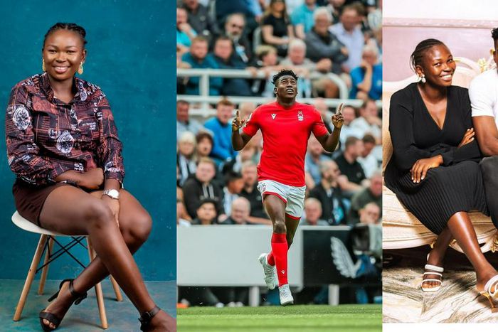 Taiwo Awoniyi celebrates birthday with twin sister Kehinde