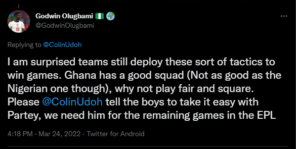 Super Eagles Kumasi Airport reactions