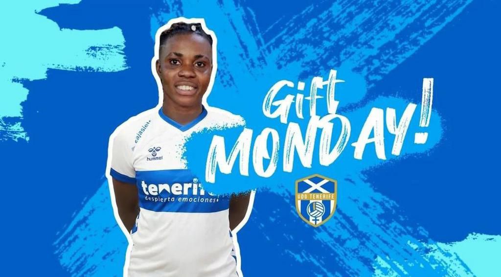 Gift Monday joins UDG Tenerife on a three-year contract