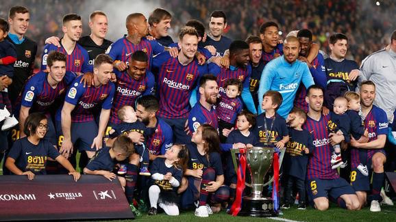 Barcelona last won the La Liga title in 2019