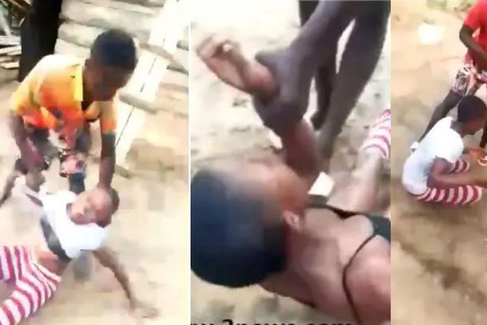 Girl being assaulted