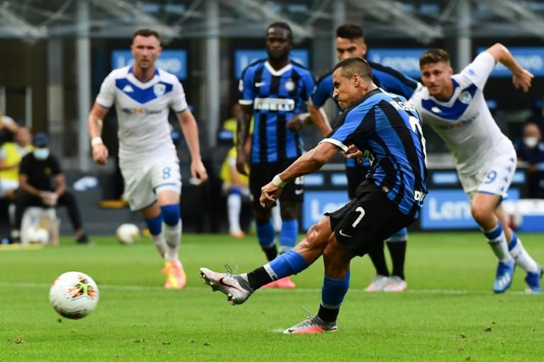 Alexis Sanchez scored one goal and set up two more for Inter Milan against Brescia