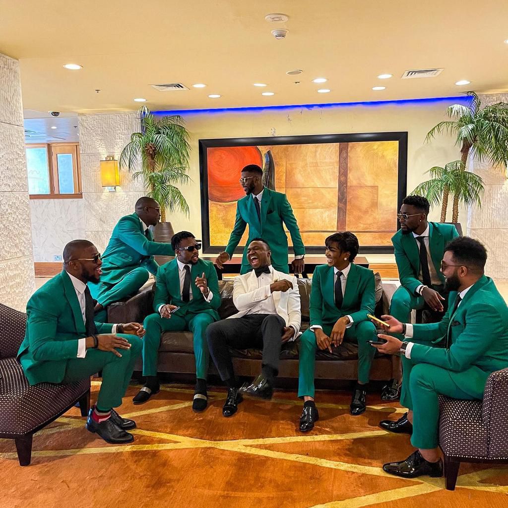 Ndidi, Iheanacho, Onazi spotted at Lagos wedding