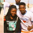 Seth Mayi proposed to his girlfriend before the Akwa United vs Plateau United game