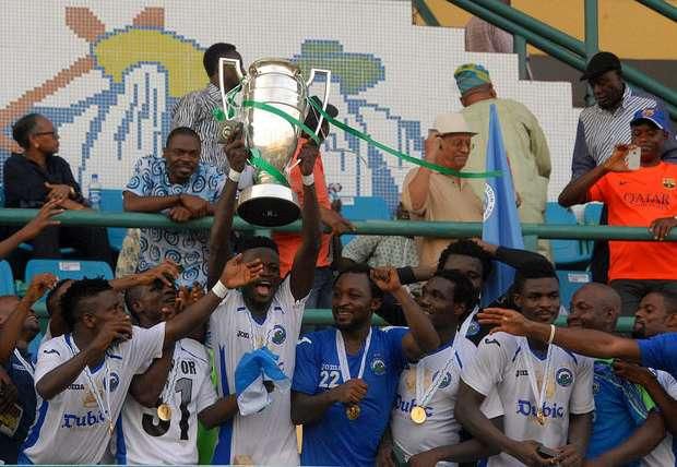 Enyimba won the CAF Champions League