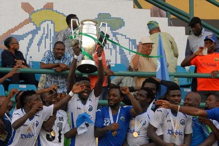 Enyimba won the CAF Champions League