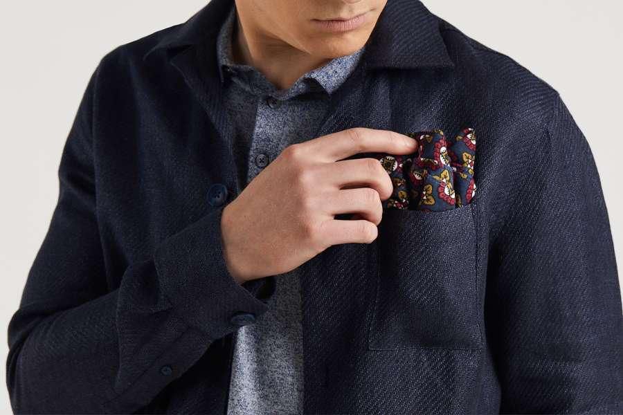 Bandana as pocket square