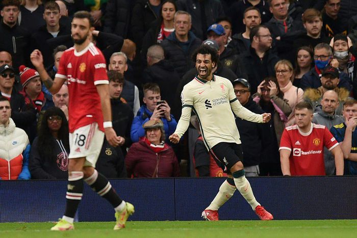 Mohamed Salah became the highest-scoring African player in Premier League history after his hat-trick helped Liverpool beat Manchester United 5-0