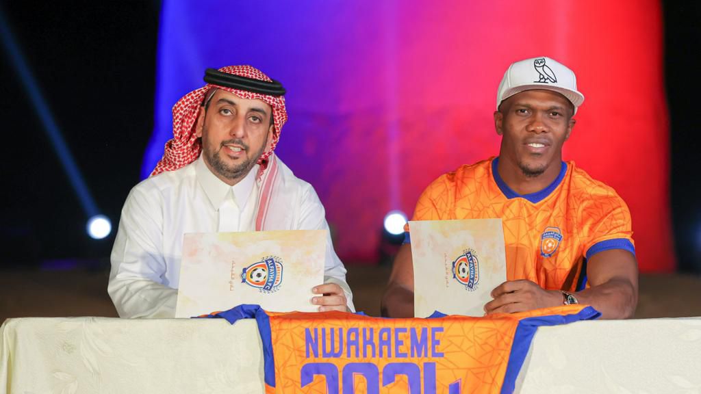 Anthony Nwakaeme joins Odion Ighalo in Saudi Arabia [Photos/Video]