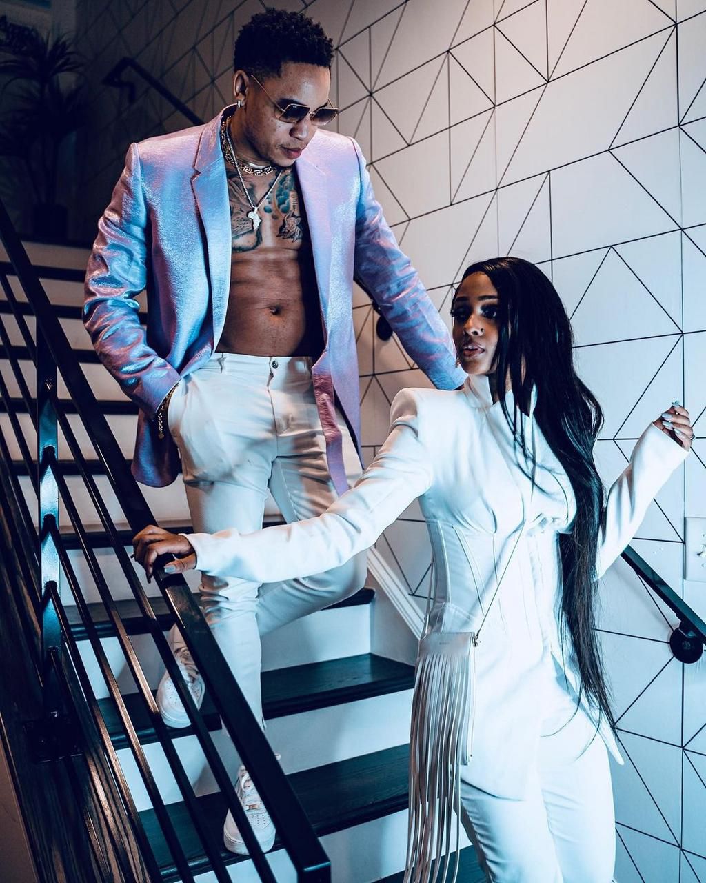 Rotimi and Vanessa Mdee