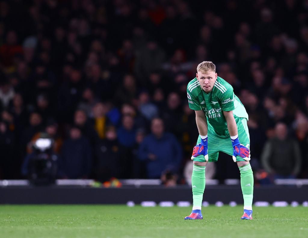 Arsenal's Ramsdale kept his team in the game with a great save in the third minute