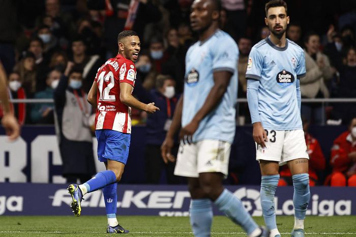 Renan Lodi scored his first two goals of the season in Atletico Madrid's win over Celta Vigo