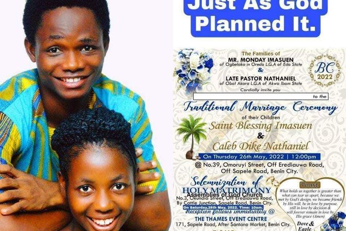 Nigerians react as young pastor shares pre-wedding photos