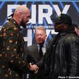 Tyson Fury and Dillian Whyte shake hands
