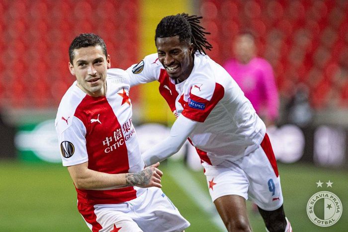 Peter Olayinka (Twitter/Slavia Praha)