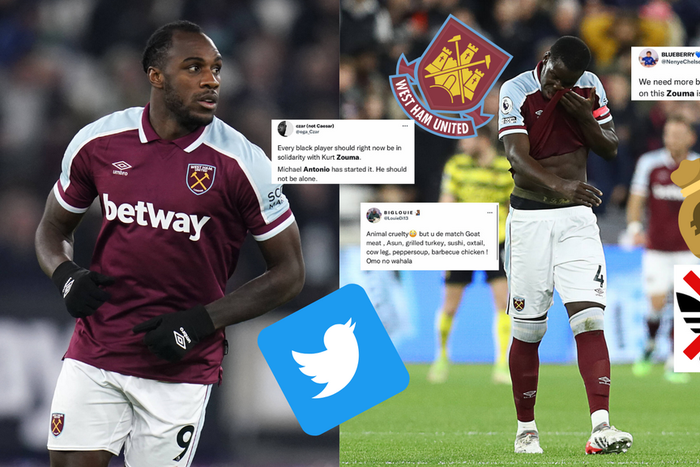 West Ham star Michael Antonio is not happy with the treatrment of teammate Kurt Zouma over Cat kicking incident