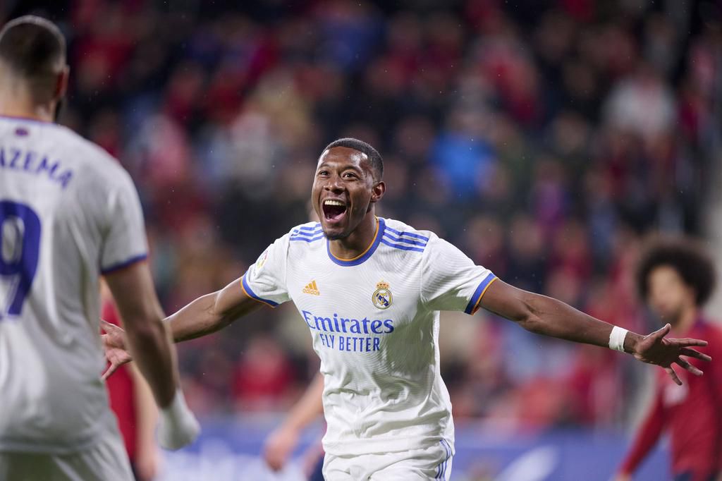 David Alaba opened the scoring after Osasuna failed to clear their lines