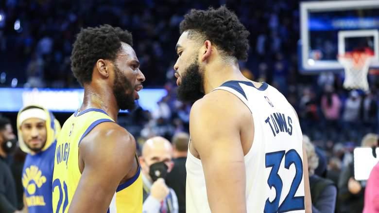 Andrew Wiggins and Karl-Anthony Towns