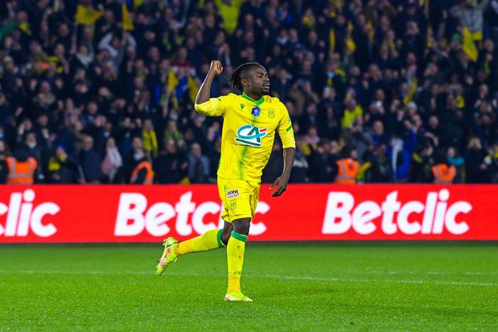 Super Eagles winger Moses Simon scored his penalty to secure a first Coupe de France appearance for his club Nantes