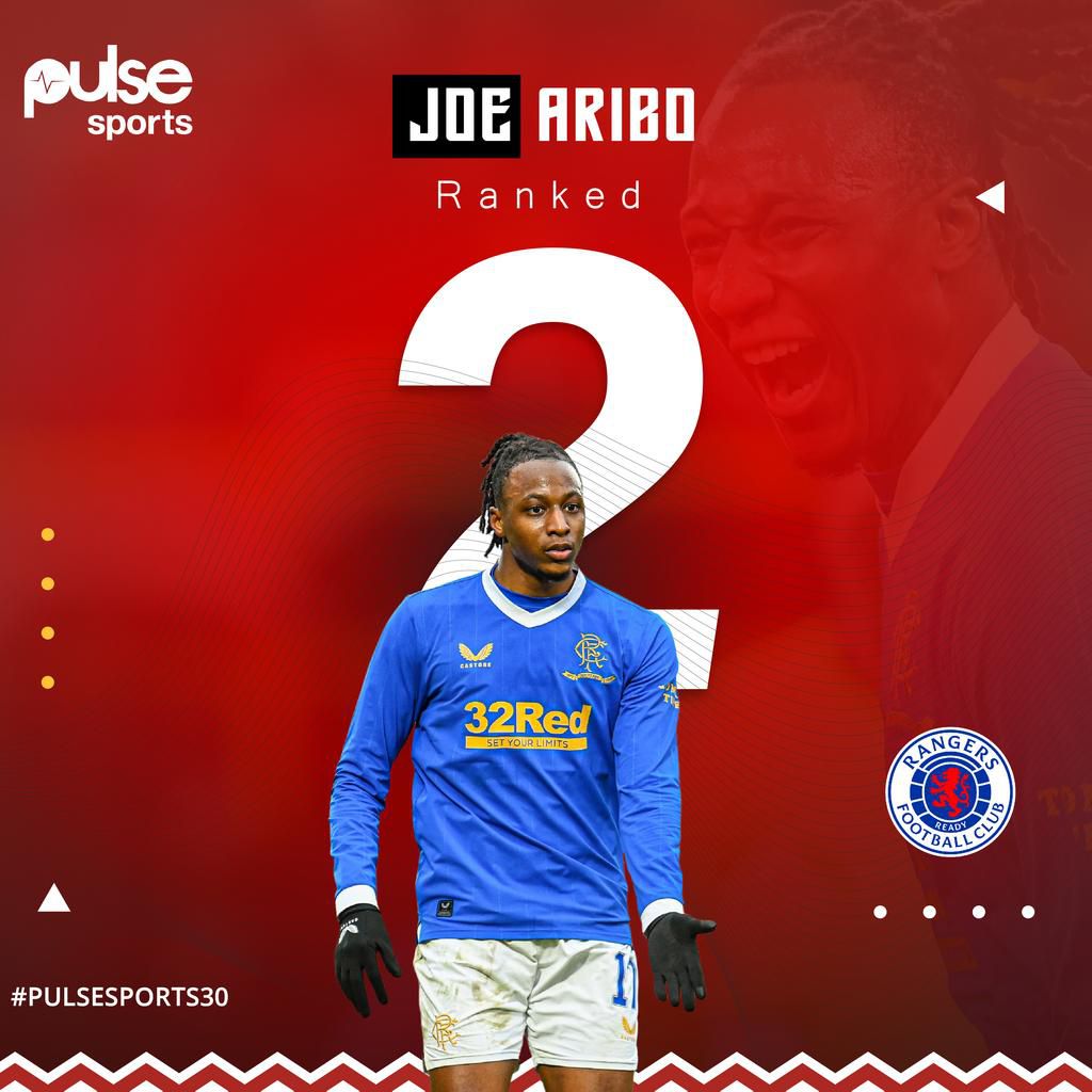 Joe Aribo is PulseSPORTS30 #2