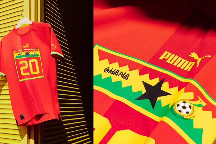 Puma drop fire Ghana away jersey for 2022 FIFA World Cup.