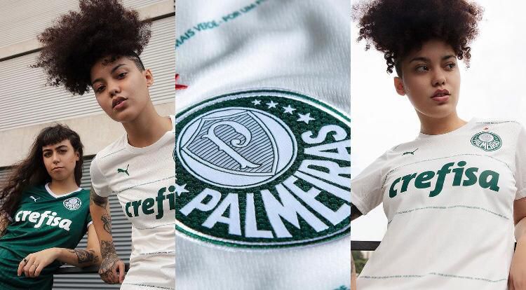 Puma Brazil showing off Palmeiras kits for the 22/23 season