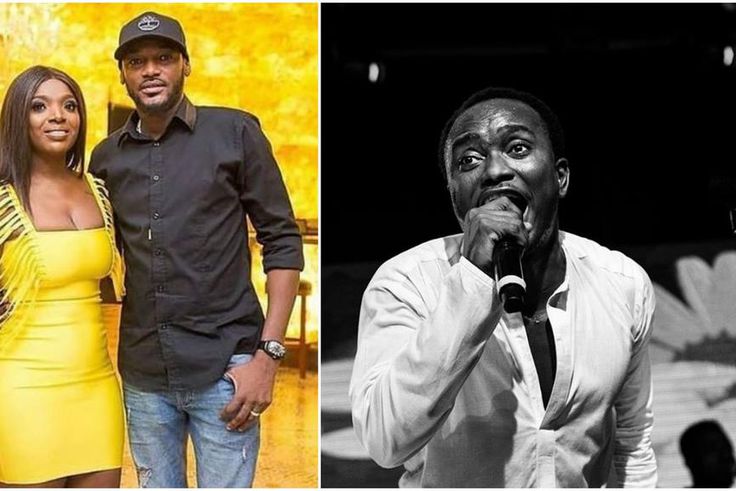 2Face Idibia and his wife Annie with Brymo [Instagram/AnnieIdibia] [Instagram/Brymo]