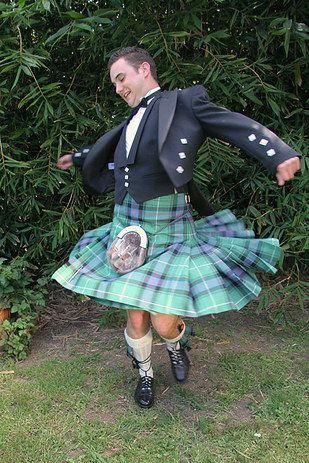 A scot wearing a kilt [Pinterest]