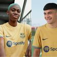 Asisat Oshoala models new Barcelona away jersey for 2022/23 season