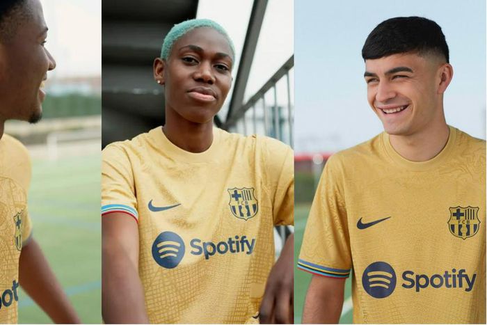 Asisat Oshoala models new Barcelona away jersey for 2022/23 season