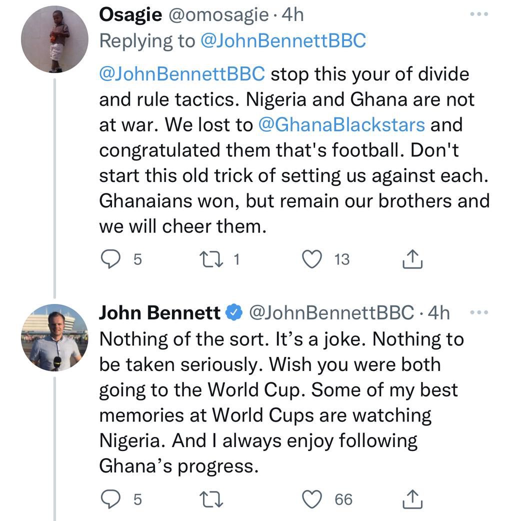 FIFA thought Nigerian will beat Ghana; BBC reporter says over Davido's feature On World Cup song