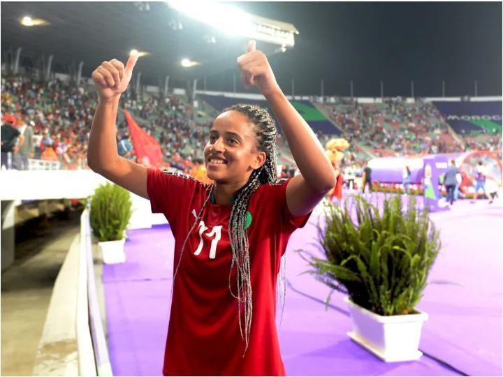 Fatima Tagnaout is nicknamed "Mad fire" in Morocco.