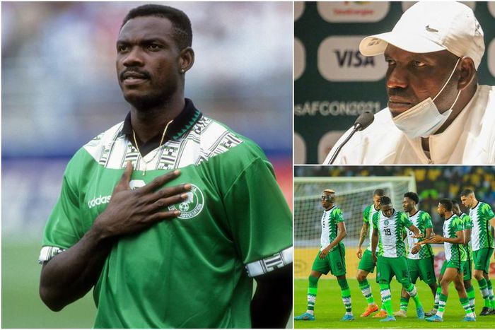 Eguavoen shift blames to the players after Super Eagles of Nigeria lost to Ghana