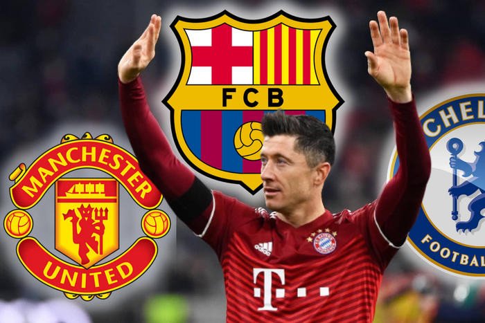 Manchester United and Chelsea will try and hijack Barcelona's chase for Lewandowski as per reports