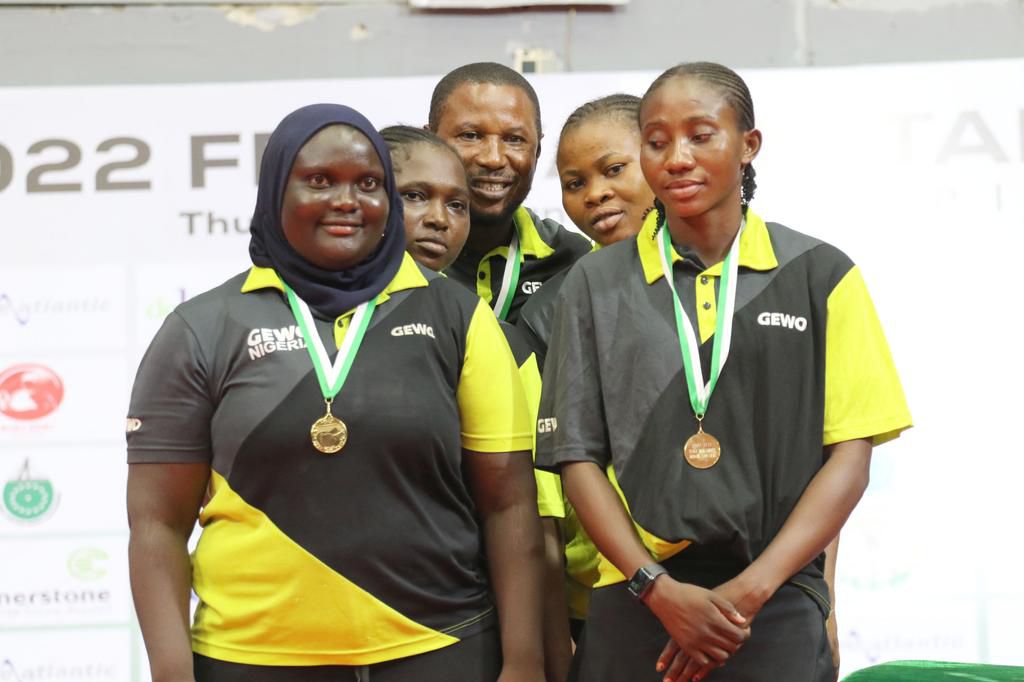 Nigeria Female Team also finished first at the event.