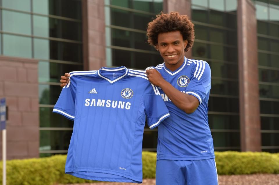 Chelsea signed Willian after the Brazilian was on his way to Tottenham
