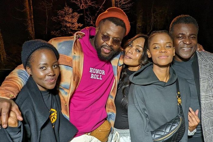 Black Panther cast [Instagram/lupitanyongo]