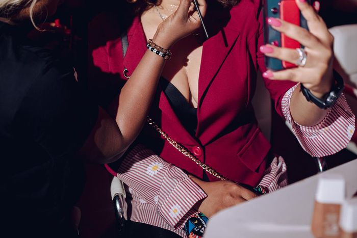 Linda Ejiofor-Suleiman at Fenty Beauty's launch