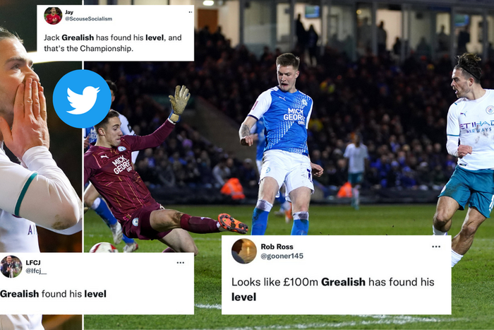 Social media reactions to Jack Grealish scoring against Peterborough in the FA Cup on Tuesday night