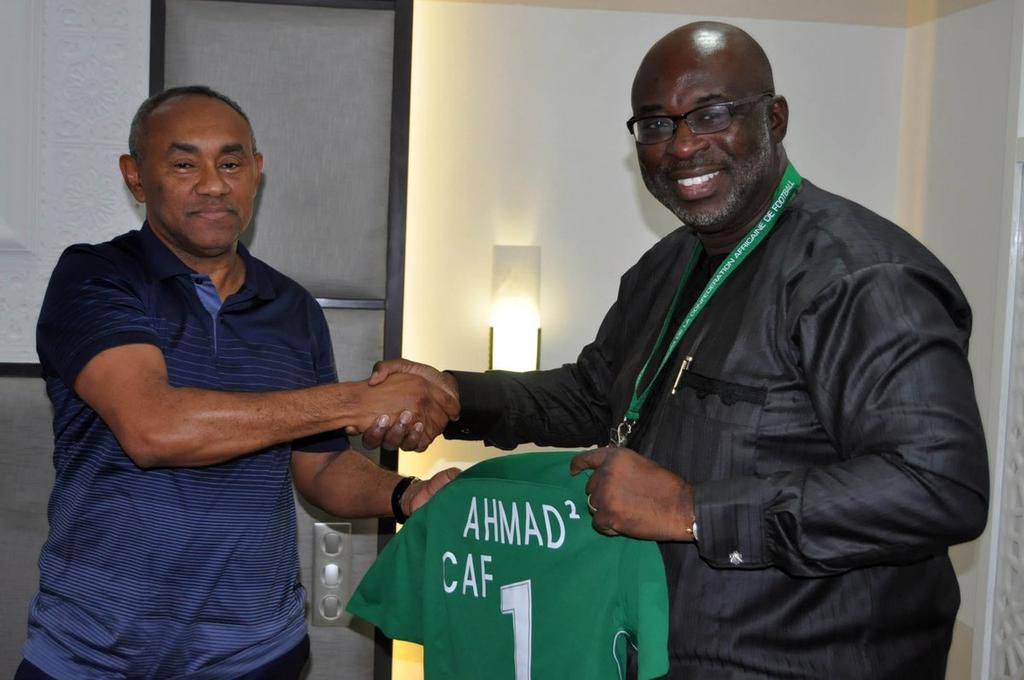 Ahmad Ahmad and Barrister Seyi Akinwunmi