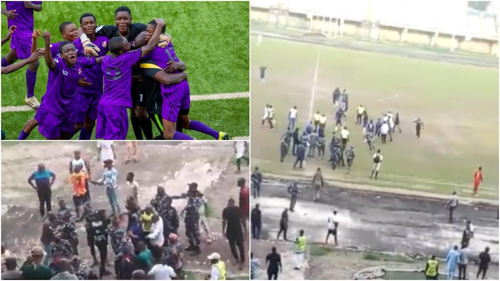MFM fan blow referee after draw with Enugu Rangers