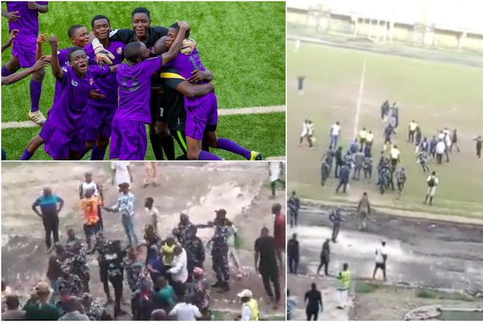 MFM fan blow referee after draw with Enugu Rangers