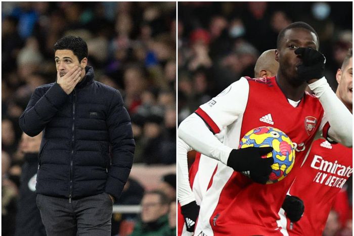 Arsenal substitute Nicolas Pepe led Thursday night's comeback against Wolves from the bench