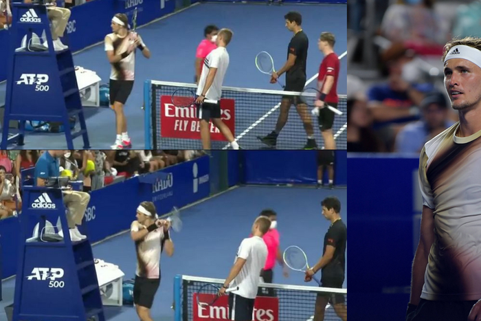 Alexander Zverev has been kicked out of the Mexican Open following Unsportsmanlike misconduct