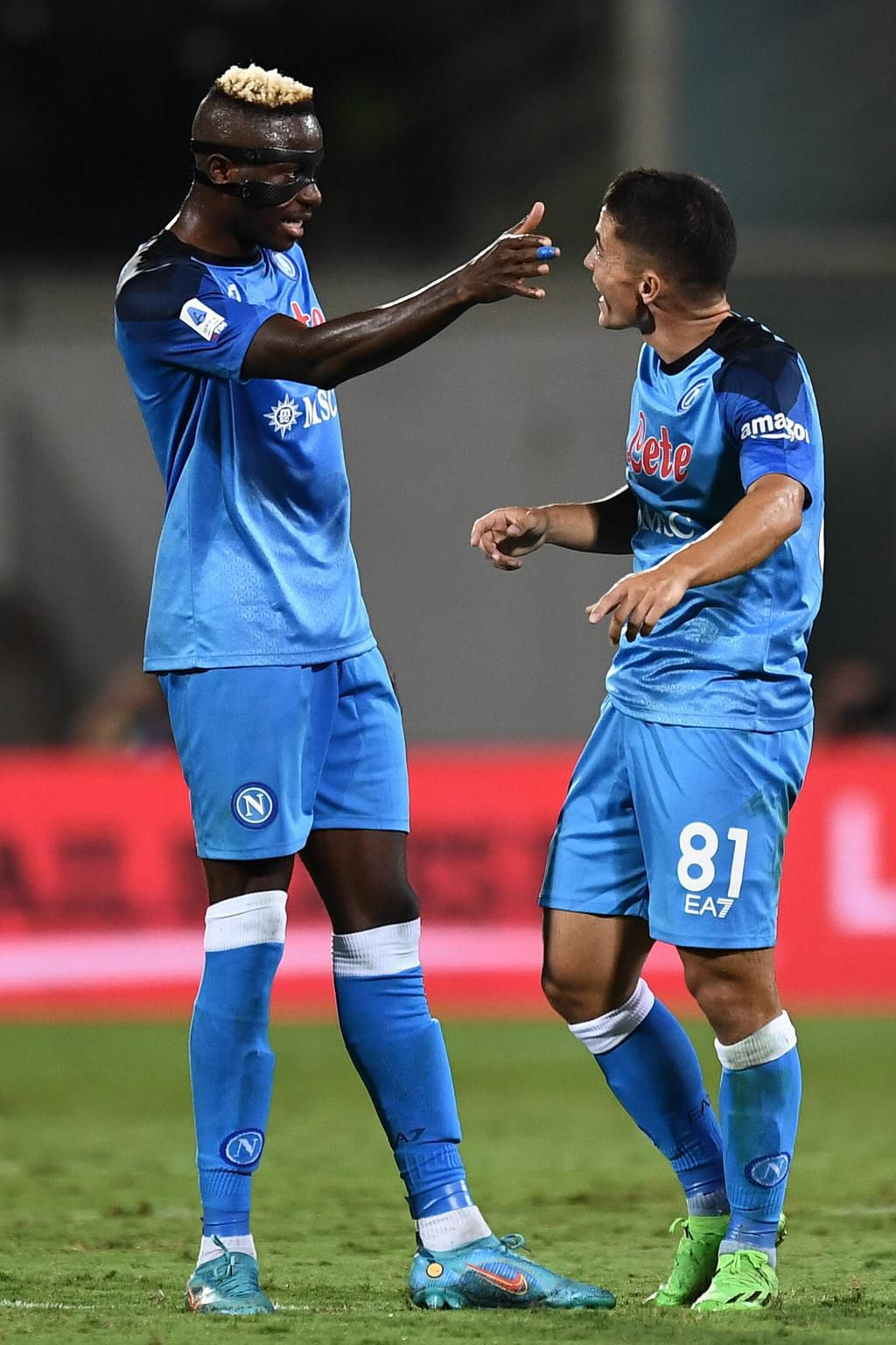 Victor Osimhen and Giacomo Raspadori