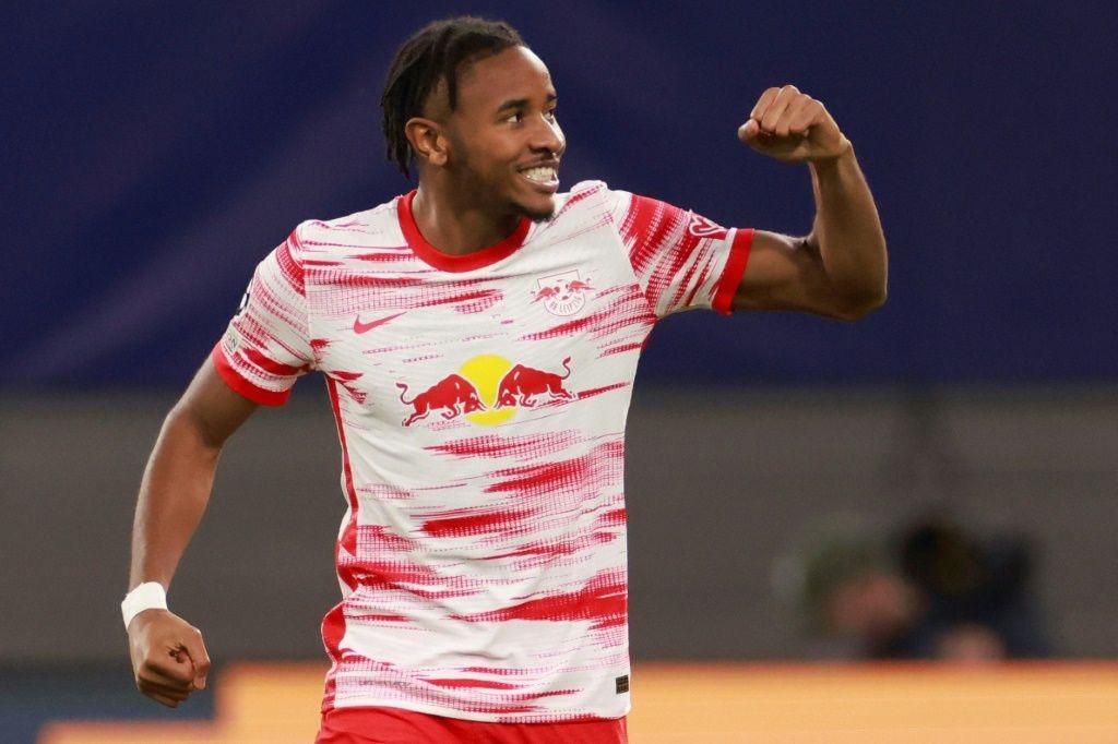 Leipzig midfielder Christopher Nkunku has scored four goals in two Champions League defeats